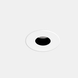 Downlight Play Pinhole Round Fixed 6.4W Blanco cálido - 3000K CRI 90 13.5º Blanco IP54 324lm Leds C4 AG45-P7W9S2BB14