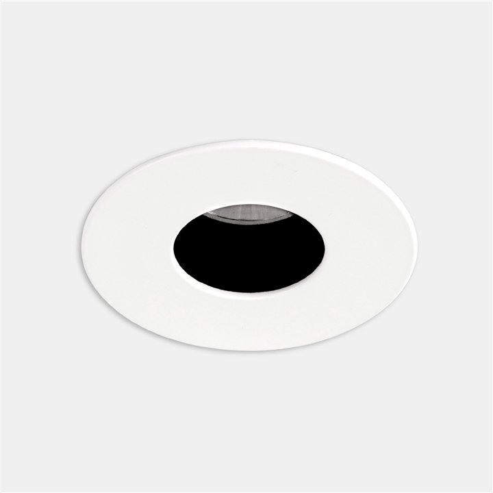 Downlight Play Pinhole Round Fixed 6.4W Blanco cálido - 3000K CRI 90 13.5º PHASE CUT Blanco IP54 324lm Leds C4 AG45-P7W9S2TS14