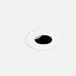 Downlight Play Pinhole Round Adjustable 12W Blanco cálido - 3000K CRI 90 32.5º Blanco IP23 1124lm Leds C4 AG47-13W9M2BB14