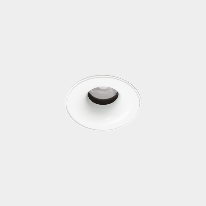 Downlight Play Soft Round Fixed Emergency 11.9W Blanco cálido - 3000K CRI 90 33.2º ON-OFF Blanco IP54 1248lm Leds C4 AG49-13W9M2