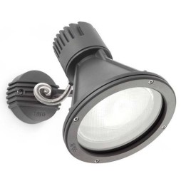 Proyector de Aluminio Iny. PROJECT para Exterior color Gris oscuro E27
