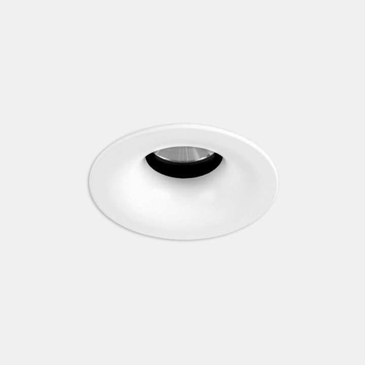 Downlight Play Soft Round Fixed Trimless Emergency 11.9W Blanco cálido - 3000K CRI 90 33.5º ON-OFF Blanco IP54 1237lm Leds C4 AG