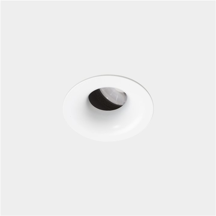 Downlight Play Soft Round Adjustable Trimless 11.9W Blanco cálido - 3000K CRI 90 45.7º ON-OFF Blanco IP23 1239lm Leds C4 AG53-13