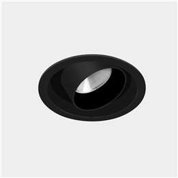Downlight Play Snoot Round Adjustable 12W Blanco cálido - 3000K CRI 90 34.5º Negro IP23 1203lm Leds C4 AG56-13W9M2BB60