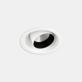 Downlight Play Snoot Round Adjustable Emergency 6.4W Blanco cálido - 2700K CRI 90 27.4º ON-OFF Blanco IP23 507lm Leds C4 AG56-P7