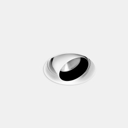 Downlight Play Snoot Round Adjustable Trimless 12W Blanco cálido - 3000K CRI 90 44.1º Negro IP23 1250lm Leds C4 AG57-13W9F1BB60