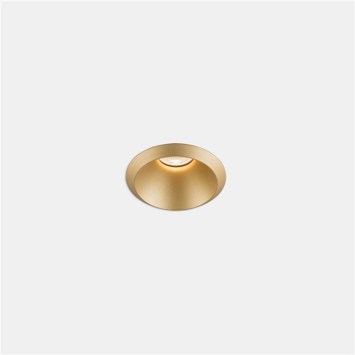 Downlight Play Raw Racy Gold 6.4W Blanco cálido - 3000K CRI 90 48.8º Oro intenso IP54 636lm Leds C4 AG58-P7W9F1BBEP