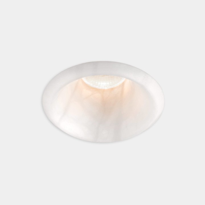 Downlight Play Raw Alabaster Emergency 11.9W Blanco cálido - 3000K CRI 90 33.6º ON-OFF Alabastro IP54 1330lm Leds C4 AG59-13W9M2