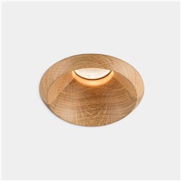Downlight Play Raw Oak 11.9W Blanco cálido - 3000K CRI 90 19.9º ON-OFF Madera roble IP54 1189lm Leds C4 AG59-13W9S2OUEO