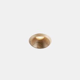 Downlight Play Raw Walnut 6.4W Blanco cálido - 2700K CRI 90 15.2º Madera nogal IP54 496lm Leds C4 AG59-P7V9S2BBEN