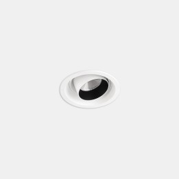 Downlight Play Snoot Mini Round Adjustable 1.5W Blanco cálido - 2700K CRI 80 13º Blanco IP23 97lm Leds C4 AG65-P2V8S1BB14