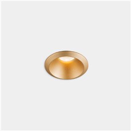 Downlight Play Raw Mini Racy Gold 3.2W Blanco cálido - 3000K CRI 80 46.7º ON-OFF Oro intenso IP54 322lm Leds C4 AG66-P3W8F1OUEP