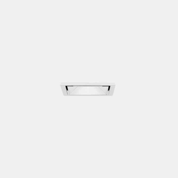 Downlight Sia Standard 115 Square Trim 17.7W Blanco cálido - 3000K CRI 80 77.1º ON-OFF Blanco IP54 1822lm Leds C4 AH13-17X8W1OU1
