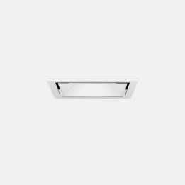 Downlight Sia Standard 170 Square Trim Emergency 25W Blanco cálido - 3000K CRI 80 79.3º ON-OFF Blanco IP54 2858lm Leds C4 AH17-2