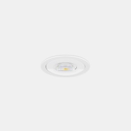 Downlight Sia Lens Wall Washer Trim 12W Blanco cálido - 2700K CRI 80 62.5º ON-OFF Blanco/blanco IP54 1297lm Leds C4 AH22-12V8AZO