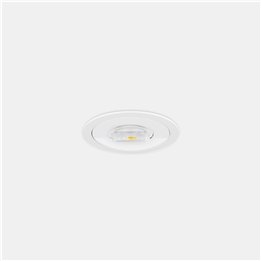 Downlight Sia Lens Wall Washer Trim 12W Blanco cálido - 3000K CRI 80 62.5º ON-OFF Negro/Negro IP54 1297lm Leds C4 AH22-12W8AZOUW