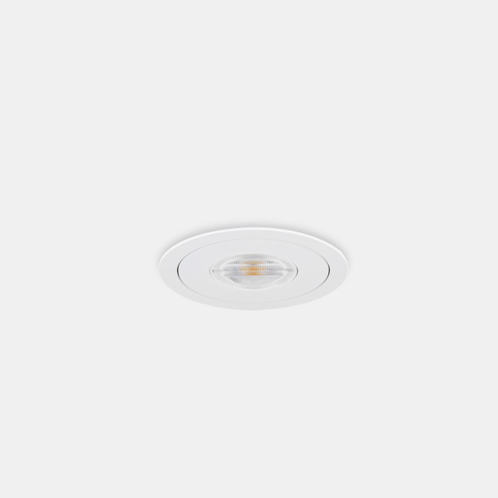 Downlight Sia Lens Batwing Trim 17.7W Blanco cálido - 3000K CRI 80 62º Negro/Negro IP54 1886lm Leds C4 AH24-17W8AZBBWN