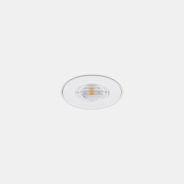 Downlight Sia Lens Batwing Trimless 12W Blanco cálido - 3000K CRI 80 61.7º Sin marco/Negro IP54 1444lm Leds C4 AH25-12W8AZBBWQ