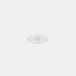 Downlight Sia Lens Narrow Trim 12W Blanco cálido - 3000K CRI 80 26.8º ON-OFF Blanco/blanco IP54 1347lm Leds C4 AH28-12W8AZOUWR