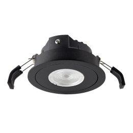 Downlight Sia Lens Narrow Trim 17.7W Blanco neutro - 4000K CRI 80 26.9º Negro/Negro IP54 1757lm Leds C4 AH28-17X8AZBBWN