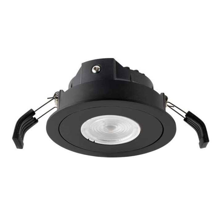 Downlight Sia Lens Narrow Trim 17.7W Blanco neutro - 4000K CRI 80 26.9º Negro/Negro IP54 1757lm Leds C4 AH28-17X8AZBBWN