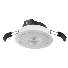 Downlight Sia Lens Narrow Trim 17.7W Blanco neutro - 4000K CRI 80 26.9º Blanco/blanco IP54 1757lm Leds C4 AH28-17X8AZBBWR
