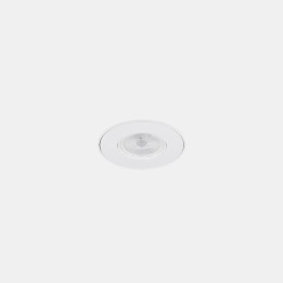 Downlight Sia Lens Narrow Trimless 12W Blanco cálido - 2700K CRI 80 26.8º Sin marco/Blanco IP54 1347lm Leds C4 AH29-12V8AZBBWP