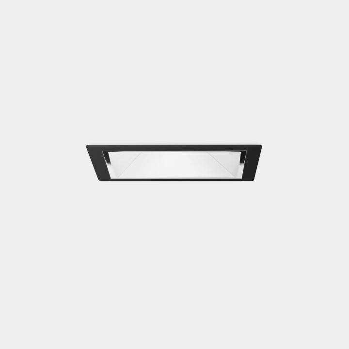 Downlight Sia Adjustable 115 Square Trim 12W Blanco neutro - 4000K CRI 80 39.3º ON-OFF Negro IP23 1128lm Leds C4 AH33-12X8M3OU60