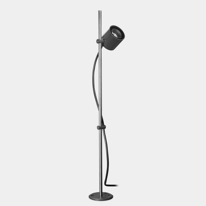 Proyector IP66 Max Spike LED 6.5W 3000K Negro Leds C4 AI17-P7W9M2BB60
