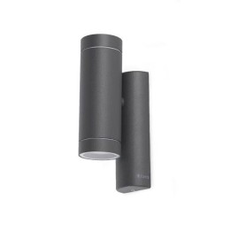 Aplique de Aluminio Inyectado STEPS Exterior Gris Oscuroo