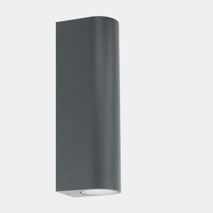 Aplique IP66 Max Double Emission LED LED 8.95.2W Blanco cálido - 3000K DALI-2 Gris urbano 957lm Leds C4 AI24-14W9S7DUZ5