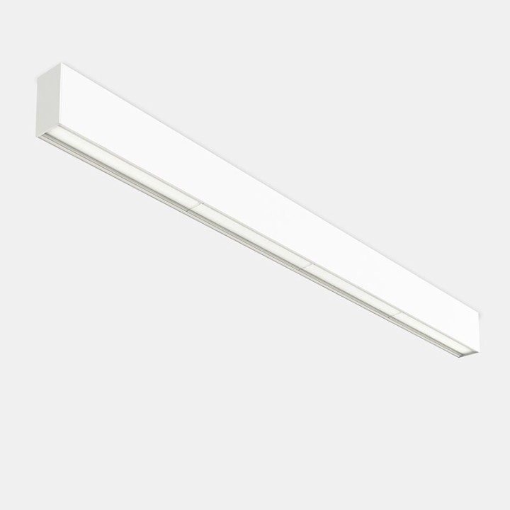 Lámpara Sistema Lineal Infinite Pro 1136mm Surface Batwing 17.08W Blanco cálido - 3000K CRI 80 ON-OFF Blanco IP40 2627lm Leds C4