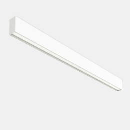 Lámpara Sistema Lineal Infinite Pro 1136mm Surface Batwing 30.38W Blanco cálido - 3000K CRI 80 ON-OFF Blanco IP40 4280lm Leds C4