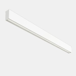 Lámpara Sistema Lineal Infinite Pro 1136mm Surface Lens 90º 30.38W Blanco cálido - 3000K CRI 80 ON-OFF Blanco IP40 4334lm Leds C