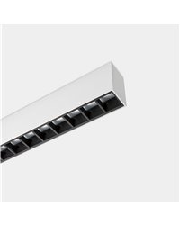 Lámpara Sistema Lineal Infinite Pro 1136mm Suspended Hexa-Cell 30.38W Blanco cálido - 3000K CRI 90 ON-OFF Negro IP40 1152lm Leds