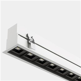 Lámpara Sistema Lineal Infinite Pro 1136mm Recessed Opticell 14.24W Blanco cálido - 3000K CRI 90 DALI-2/PUSH Blanco IP44 2052lm 