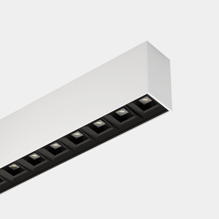 Lámpara Sistema Lineal Infinite Pro 1700mm Surface Opticell 21.36W Blanco neutro - 4000K CRI 80 DALI-2/PUSH Blanco IP40 3657lm L