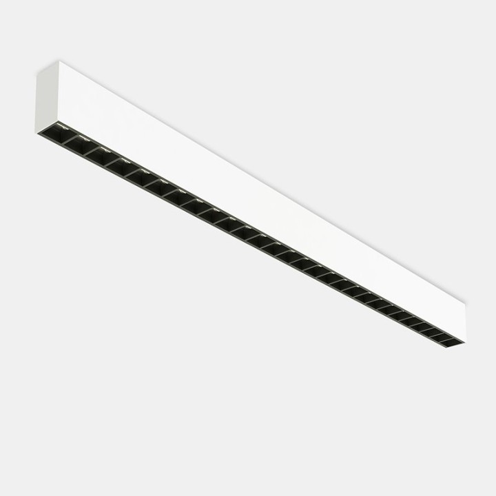 Lámpara Sistema Lineal Infinite Pro 1700mm Surface Hexa-Cell 45.57W Blanco neutro - 4000K CRI 80 DALI-2/PUSH Blanco IP40 2091lm 