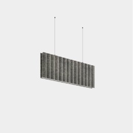 Sistema Lineal Infinite Pro Acoustic 1136mm Suspended Fieltro gris oscuro Leds C4 AK23-AABFNABUGB