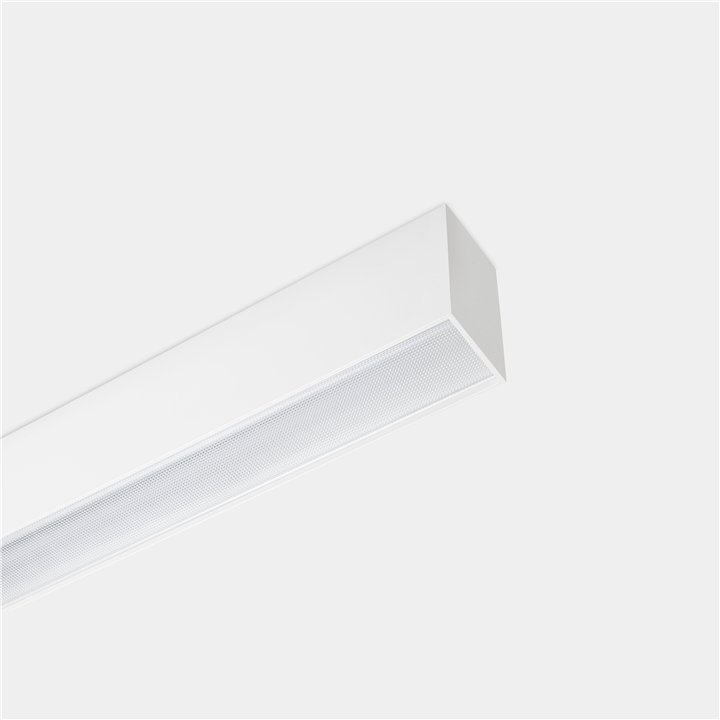 Lámpara Sistema Lineal Infinite Pro 1136mm Up&Down Haloprisma 12.626.5W Blanco neutro - 4000K CRI 90 ON-OFF Gris IP40 6146lm Led