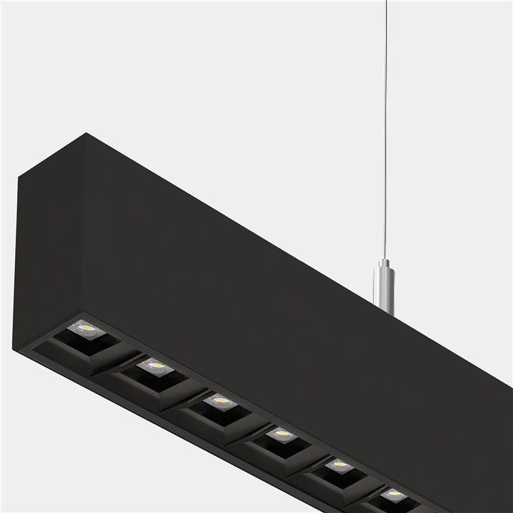 Lámpara Sistema Lineal Infinite Pro 1136mm Up&Down Opticell 29.326.1W Blanco neutro - 4000K CRI 90 ON-OFF Negro IP40 8252lm Leds