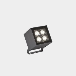 Proyector IP66 Cube Pro 4 LEDS LED 11.9W 4000K Gris urbano 1750lm Leds C4 AN12-12X8M3OUZ5