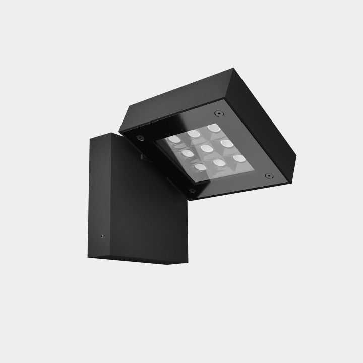 Aplique IP66 Modis Simple LED LED 18.3W Blanco cálido - 3000K Casambi Negro 1184lm Leds C4 AS11-18W9S3XB60