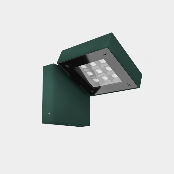 Aplique IP66 Modis Simple LED LED 18.3W Blanco neutro - 4000K ON-OFF Verde Abeto 1189lm Leds C4 AS11-18X9F1OUE3