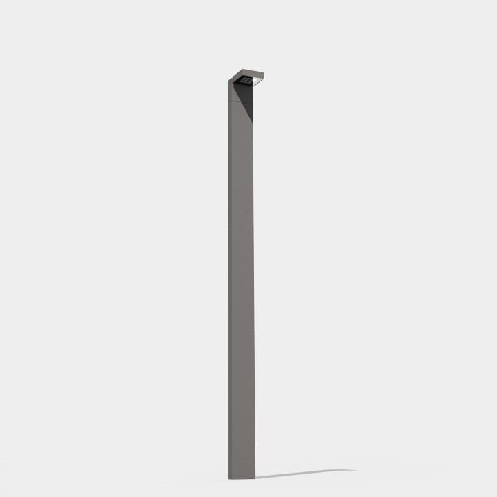 Farola IP66 Modis 2300mm LED LED 18.3W 3000K Gris urbano 1301lm Leds C4 AS16-18W9M3OUZ5