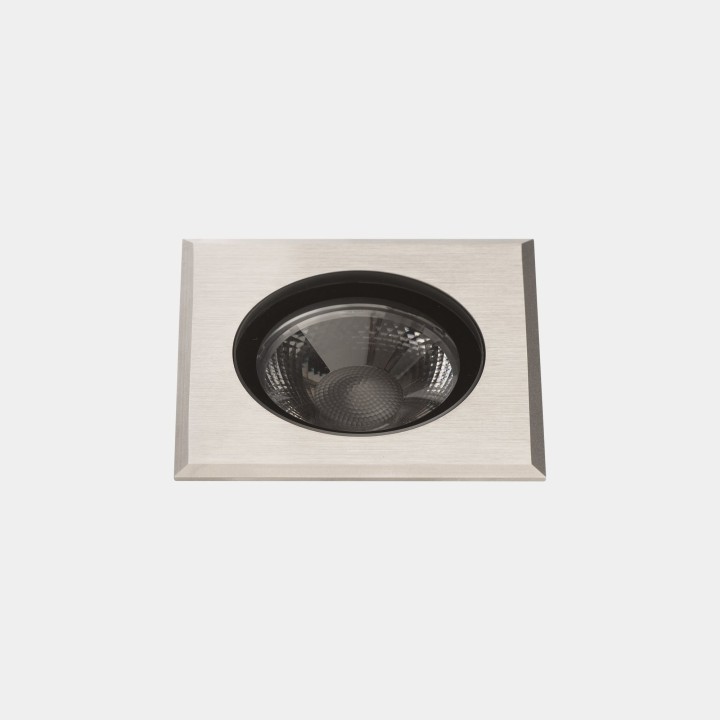 Lámpara Empotrable de suelo IP20 Max Square LED 17.3W 4000K Acero inoxidable AISI 316 2191lm Leds C4 AT11-18X9M3BBCA