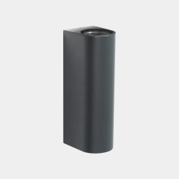 Aplique IP66 Max Double Emission LED 31.5W Blanco cálido - 3000K ON-OFF Gris urbano 3970lm Leds C4 AT21-33W9S3OSZ5