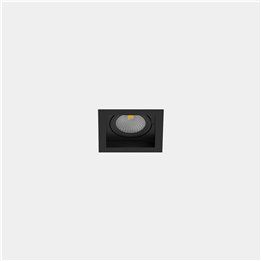 Downlight MULTIDIR TRIM SMALL 10.7W Blanco cálido - 3000K CRI 90 61.9º DALI-2 Negro IN IP20 / OUT IP54 1144lm Leds C4 AU11-11W9F