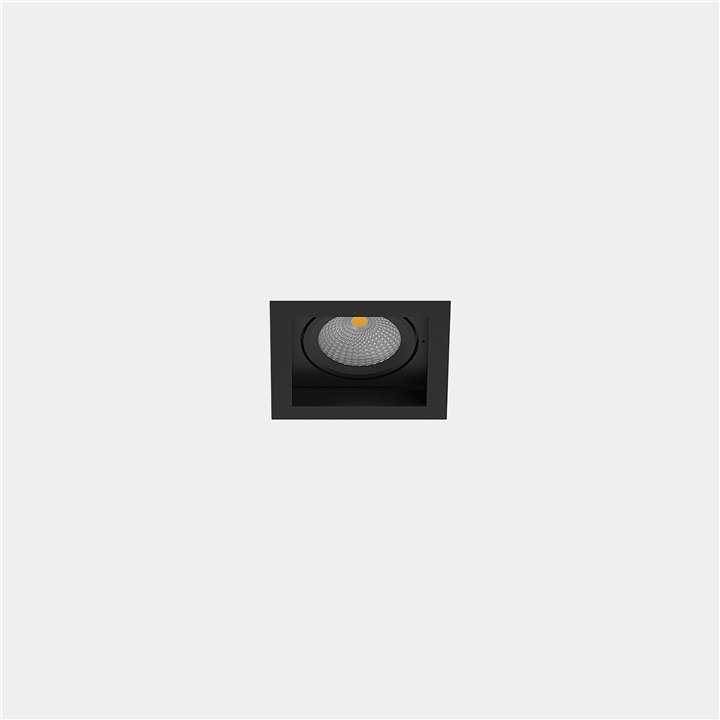 Downlight MULTIDIR TRIM SMALL 10.7W Blanco cálido - 3000K CRI 90 61.9º DALI-2 Negro IN IP20 / OUT IP54 1144lm Leds C4 AU11-11W9F