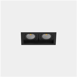 Downlight MULTIDIR TRIM SMALL 7.3W Blanco cálido - 3000K CRI 90 61.9º ON-OFF Negro IP23 854lm Leds C4 AU13-P8W9F1OS60